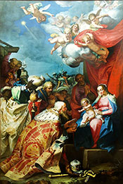 Adoration of the Kings c1623 - Abraham Bloemaert reproduction oil painting