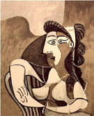 Femme Acoudee au Fauteuil - Pablo Picasso