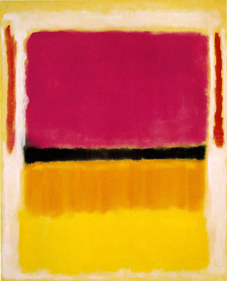 Violet, Black Orange,Yellow on White and Red 1949 - Mark Rothko reproduction oil painting
