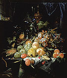 Interior with a Still Life - Abraham Mignon