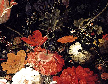 Dutch Anitas Fragile Flower - Abraham Mignon reproduction oil painting