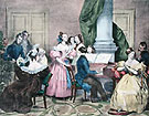 Family Concert - Achille Deveria reproduction oil painting