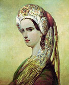 Portrait of Rachel - Achille Deveria