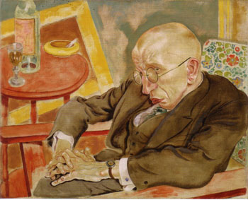 The Writer Max Herrmann Neisse 1927 - George Grosz reproduction oil painting