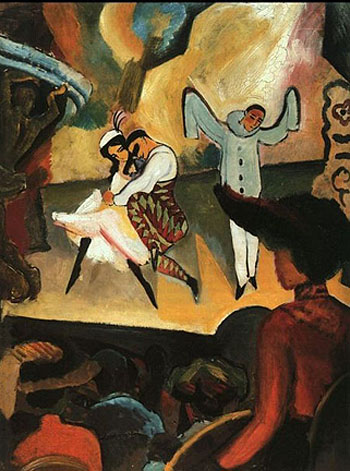 Russian Ballet - August Macke reproduction oil painting