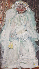 The Communicant The Bride c1924 - Chaim Soutine reproduction oil painting