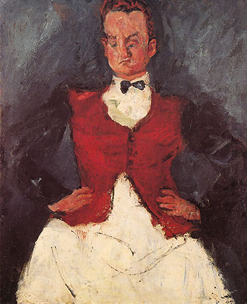 Hotel Manager c1927 - Chaim Soutine reproduction oil painting