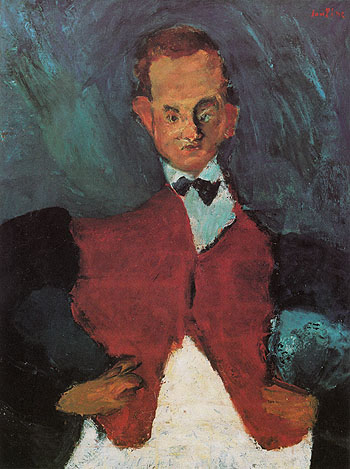 Room Service Waiter c1927 - Chaim Soutine reproduction oil painting