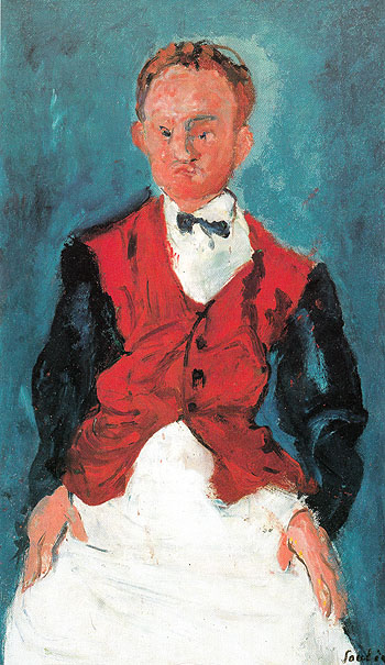 Hotel Boy c1927 - Chaim Soutine reproduction oil painting