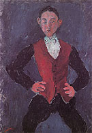 Portrait of a Boy c1927 - Chaim Soutine reproduction oil painting