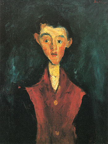 The Valet A c1927 - Chaim Soutine reproduction oil painting
