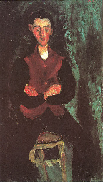 The Valet B c1927 - Chaim Soutine reproduction oil painting