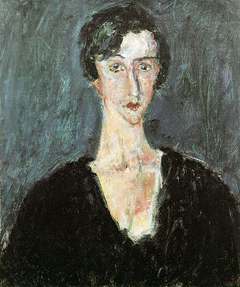 Portrait of Madeleine Castaing Maria Lani c1929 - Chaim Soutine reproduction oil painting