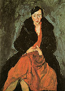 Portrait of Madeleine Castaing c1929 - Chaim Soutine