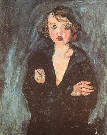 Woman with Arms Folded c1929 - Chaim Soutine reproduction oil painting