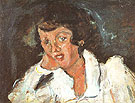 Girl Leaning on Her Elbow c1934 - Chaim Soutine