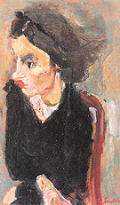 Woman in Profile c1937 - Chaim Soutine