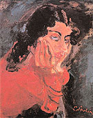 Woman Leaning c1937 - Chaim Soutine