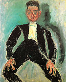 The Groom c1924 - Chaim Soutine reproduction oil painting