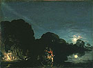 The Flight into Egypt - Adam Elsheimer