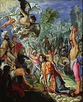 The Stoning of Saint Stephen - Adam Elsheimer reproduction oil painting