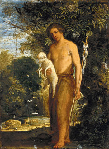 St John The Baptist - Adam Elsheimer reproduction oil painting
