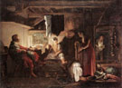 Jupiter and Mercury at Philemon and Baucis c1608 - Adam Elsheimer reproduction oil painting