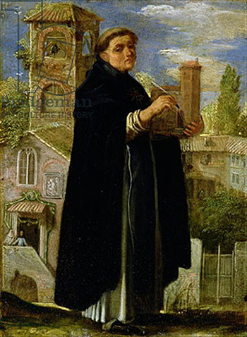 Saint Thomas Aquinas - Adam Elsheimer reproduction oil painting