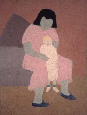 Child with Doll 1944 - Milton Avery reproduction oil painting
