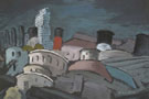 City Harbor - Milton Avery reproduction oil painting