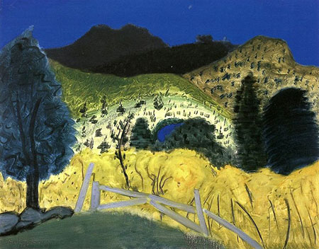 Green Landscape 1945 - Milton Avery reproduction oil painting