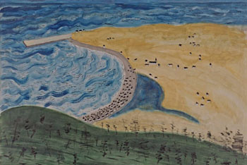 Little Fox River 1942 - Milton Avery reproduction oil painting