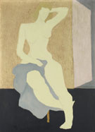 Nude with Blue Cloth 1944 - Milton Avery reproduction oil painting