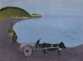 Oxcart Blue Sea 1943 - Milton Avery reproduction oil painting