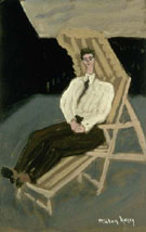 Seated Figure on Deck Chair 1942 - Milton Avery