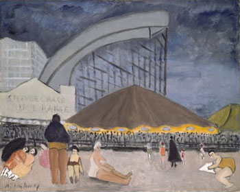 The Steeplechase Coney Island 1929 - Milton Avery reproduction oil painting