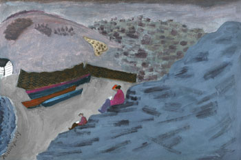 Canadian Cove 1940 - Milton Avery reproduction oil painting