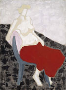 Nude with Red Drape 1956 - Milton Avery