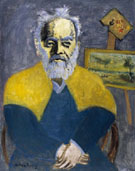 Portrait of Louis M Eilshmius 1942 - Milton Avery reproduction oil painting