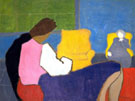 Sally and Sara 1947 - Milton Avery reproduction oil painting