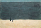 Walkers by the Sea 1954 - Milton Avery reproduction oil painting