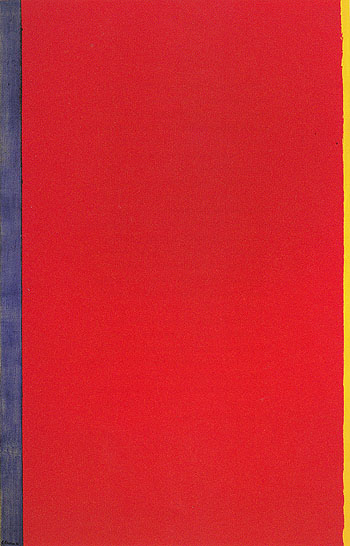 Whos Afraid of Red Yellow and Blue I 1966 - Barnett Newman reproduction oil painting