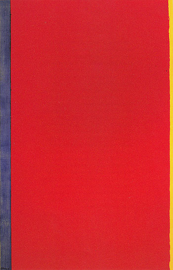 Whos Afraid of Red Yellow and Blue I 1966 - Barnett Newman reproduction oil painting