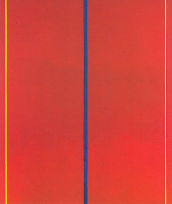 Whos Afraid of Red Yellow and Blue II 1967 - Barnett Newman reproduction oil painting