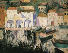 View of Portdogue Port Alguer Cadaques 1920 - Salvador Dali reproduction oil painting