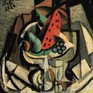 Still Life Sandia 1924 - Salvador Dali reproduction oil painting