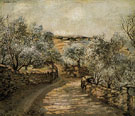 The Lane to Port Lligat with View of Cap Creus c1922 - Salvador Dali reproduction oil painting