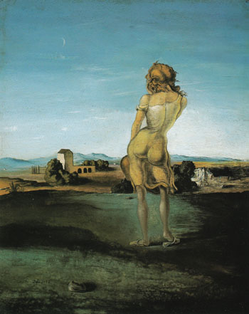 Girl with Curls 1926 - Salvador Dali reproduction oil painting