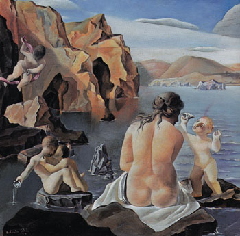 Venus and Amorini 1925 - Salvador Dali reproduction oil painting