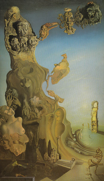 Impeial Monument to the Child Woman 1929 - Salvador Dali reproduction oil painting